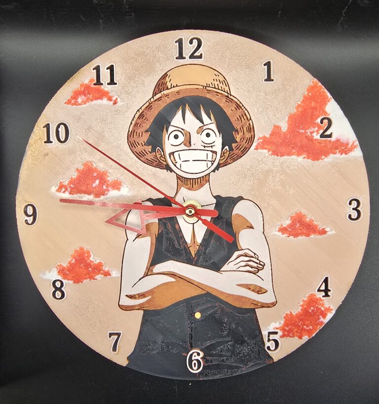 Orologio 3D – Luffy (One Piece)